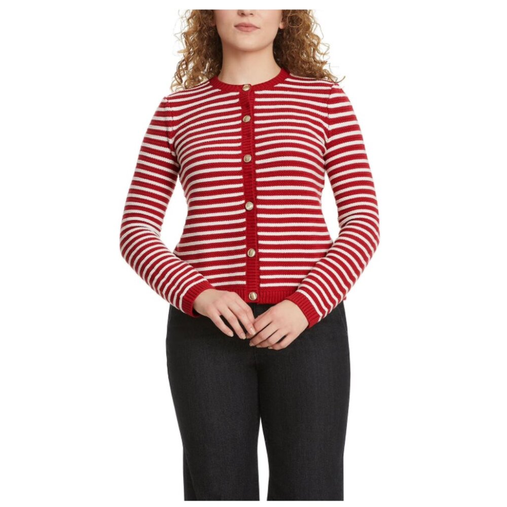 Nine West Women's Cropped Sweater Cardigan